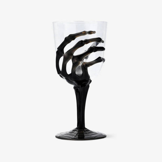 Glass Plastic Skeleton Hand
