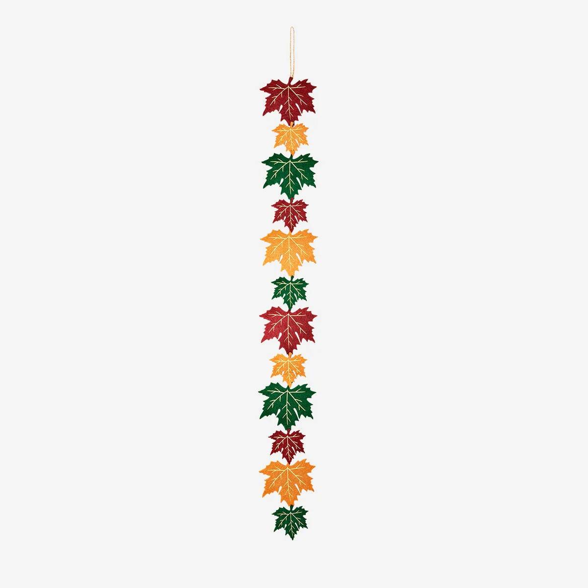 Garland Recycled Felt Leaves 3M