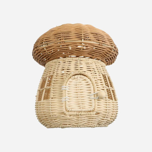 Basket Picnic Shaped Mushroom House