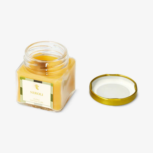 Candle Scent In Glass W. Lid Neroli