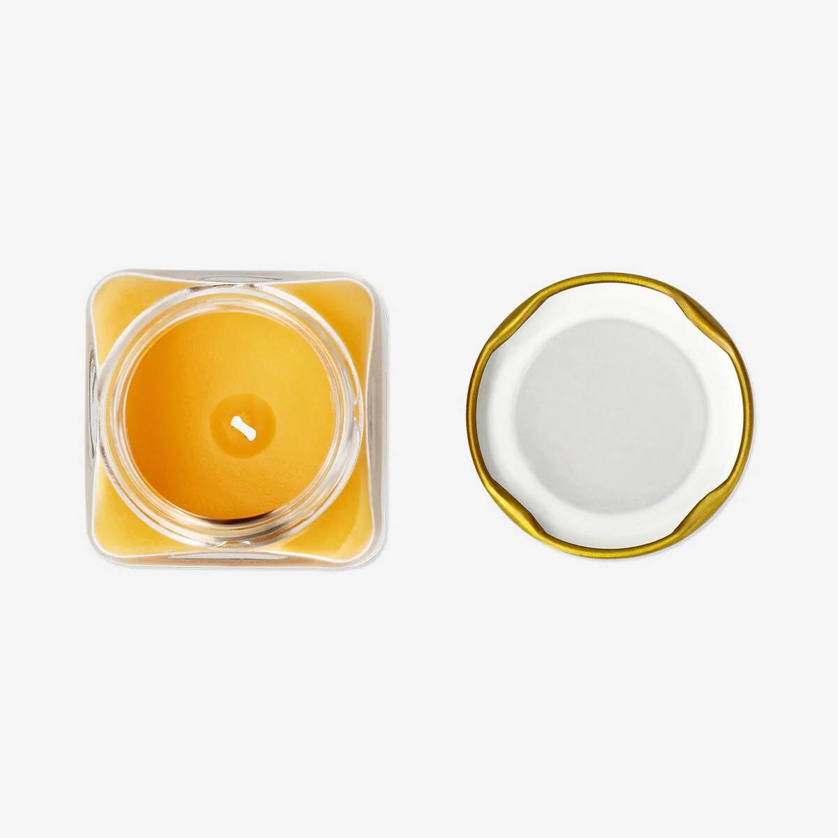 Candle Scent In Glass W. Lid Neroli