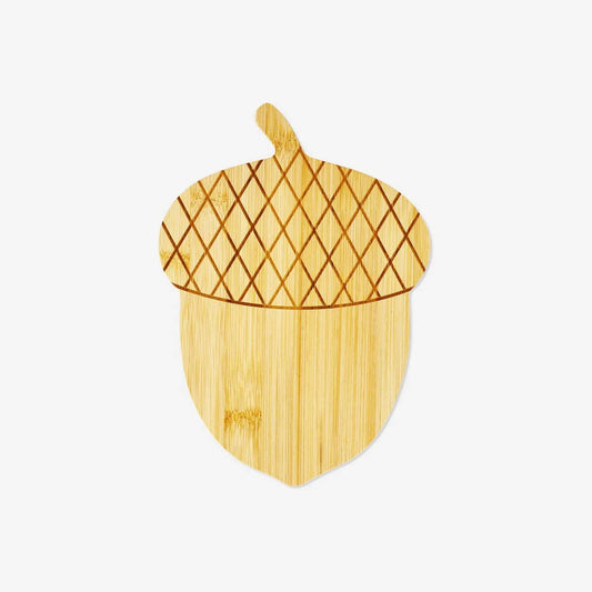Cutting Board Bamboo Acorn Shape