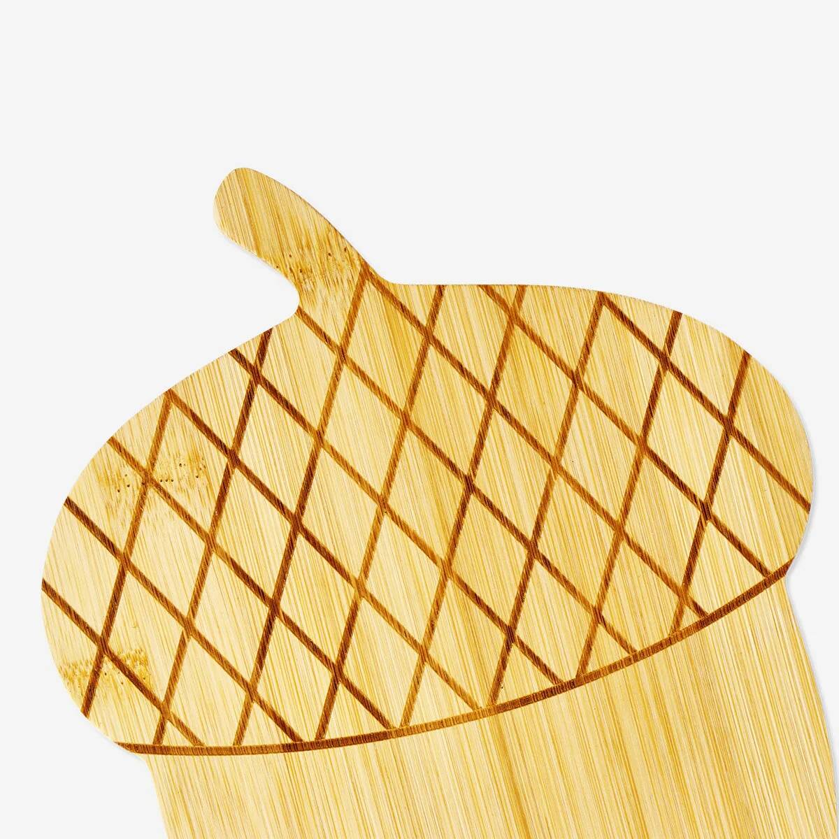 Cutting Board Bamboo Acorn Shape