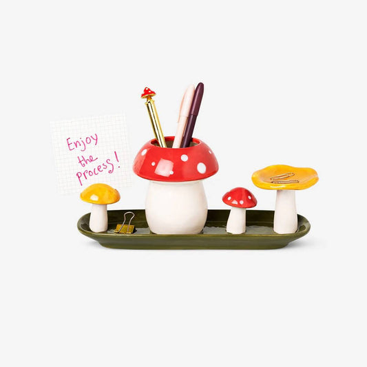 Pen Pot And Memo Holder