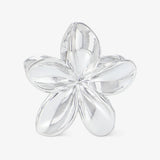 Hair Clip Silver Flower