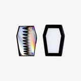 Nails Fake Adult Long Black W Sticker 24Pcs Coffin Case