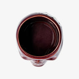 Flower Pot As Skull Ceramic Burgundy
