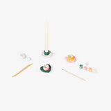 Air Dry Clay Candle Holder Set