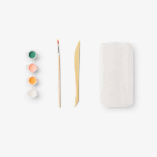 Air Dry Clay Candle Holder Set