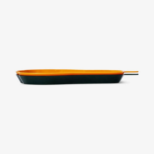 Plate Plastic Autumn Pumpkin 2Pcs