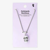 Necklace Skeleton Head Silver H/W