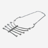 Necklace Skeleton Ribcage Oxidisedsilver