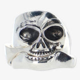 Fingerring Silver Skull 3In1 Skull Hwm/L