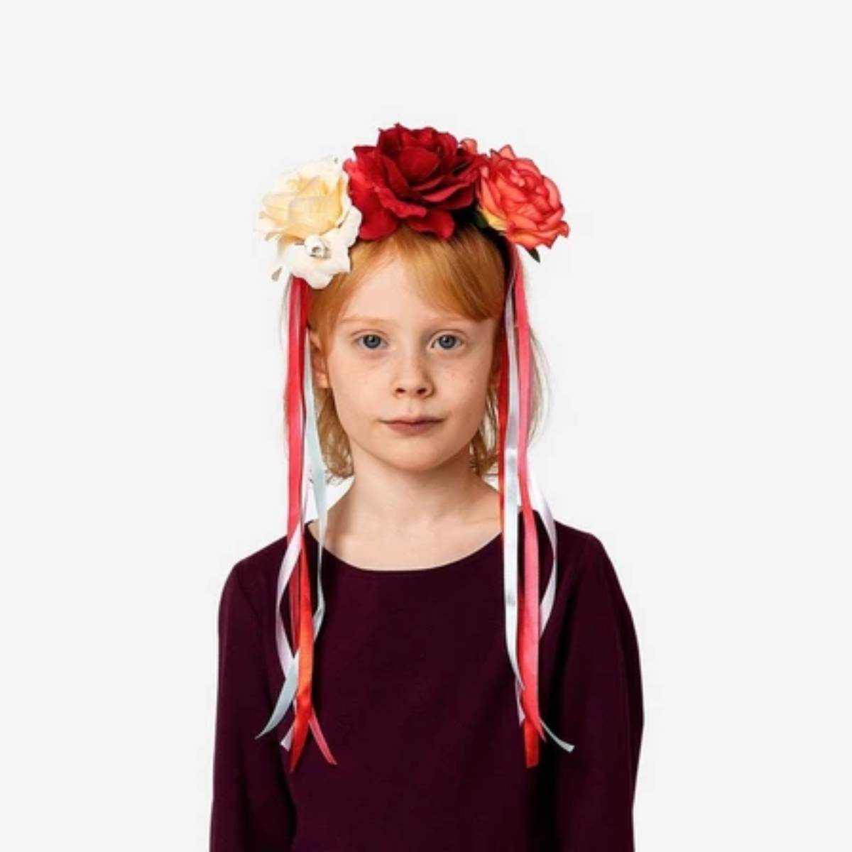 Hairband Flowers And Ribbons Kids