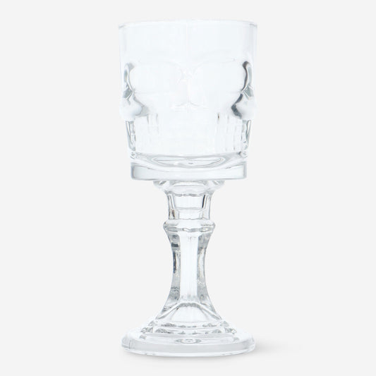 Wine Drinking Glass Skull 280Ml