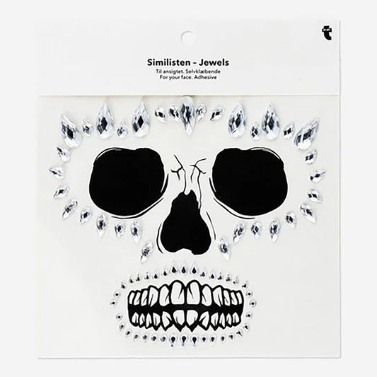 Jewelstckr Face Halloweenskull Adult(In)