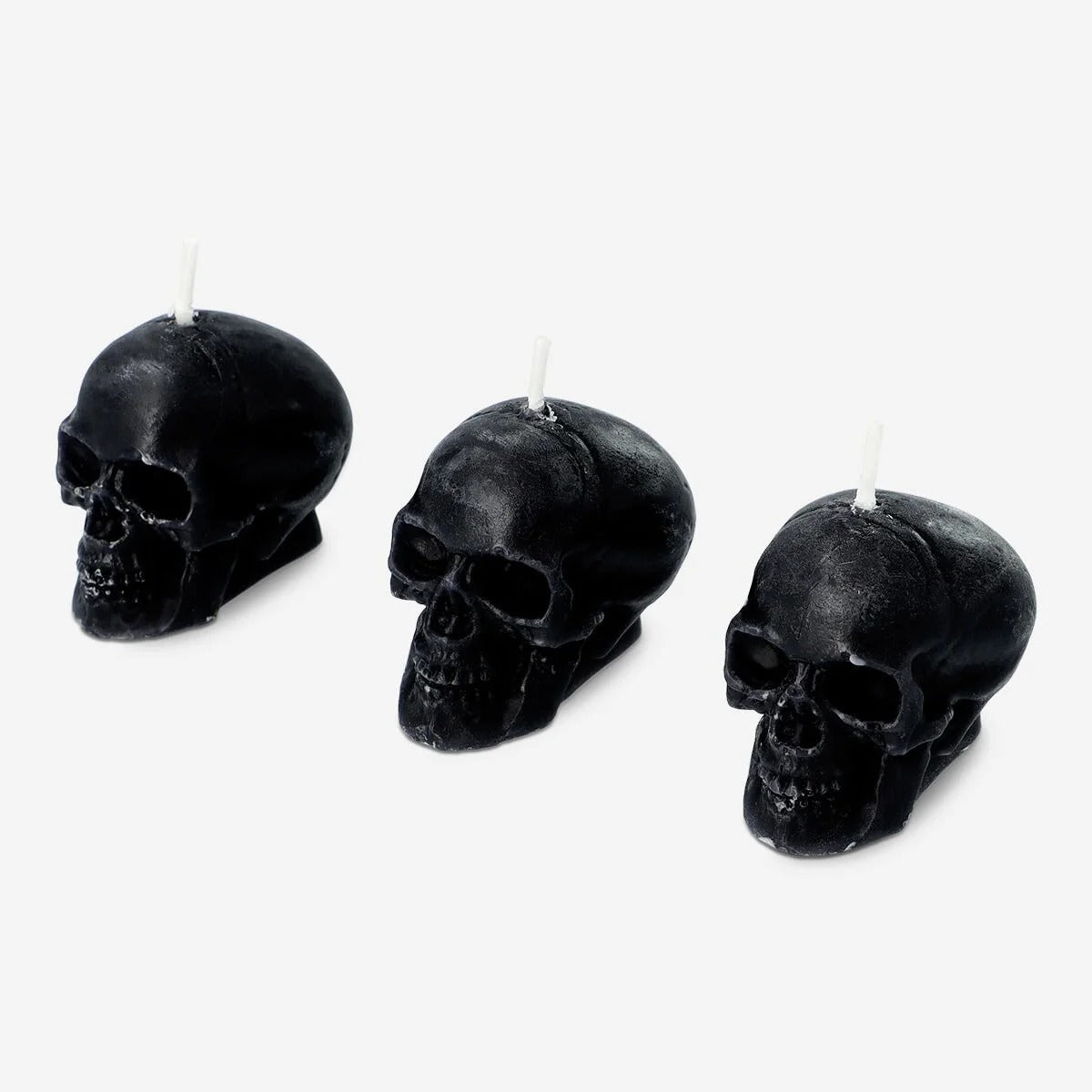 Candles Tealight Skull Small 3 Pcs (In)