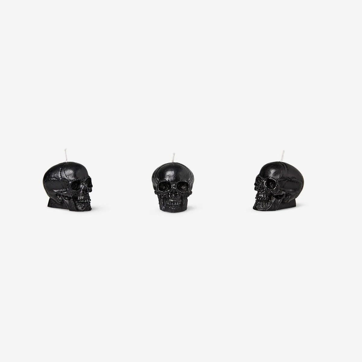 Candles Tealight Skull Small 3 Pcs (In)