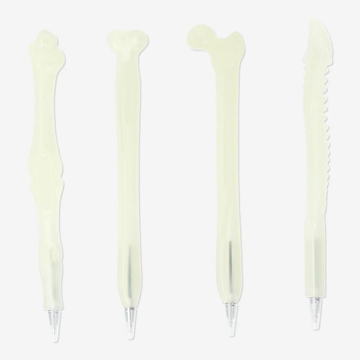 Pens Bones Glow In The Dark 4 Pcs