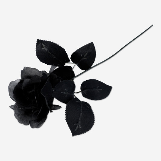 Artifical Rose Recycled Pe Black