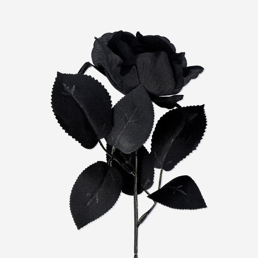 Artifical Rose Recycled Pe Black