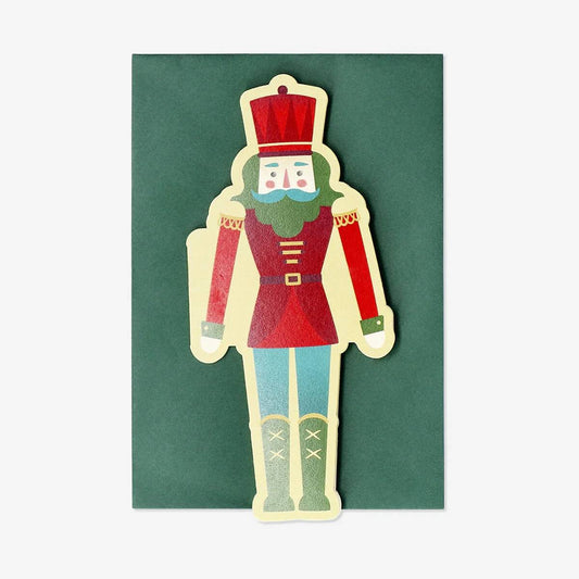 Card W Envelope Nutcracker
