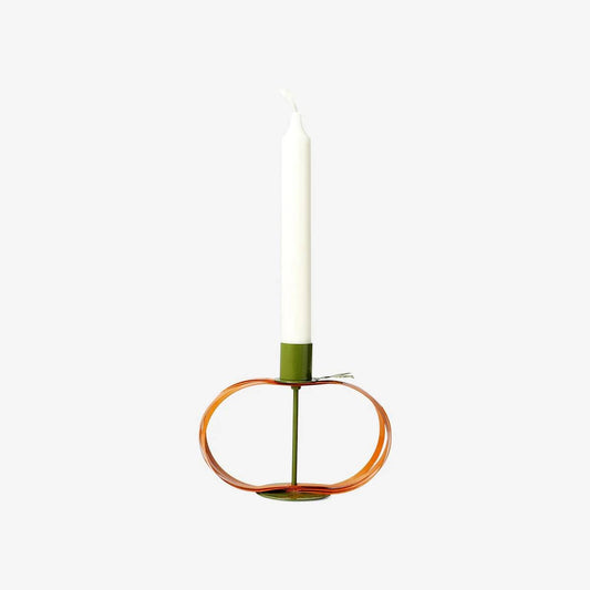 Candleholder Iron H: 12Cm As Pumpkin