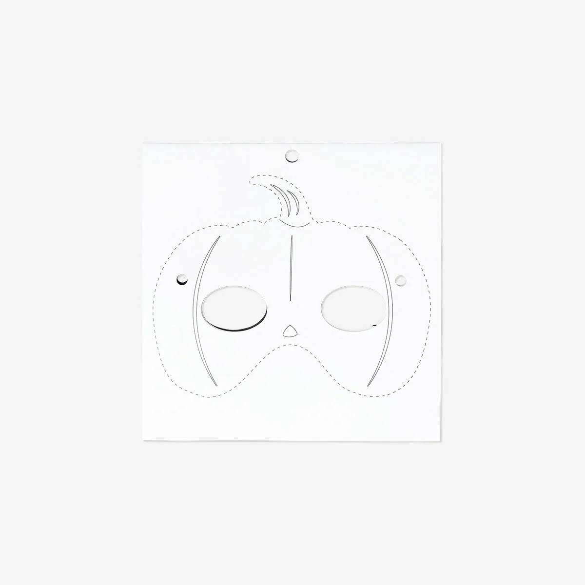 Colour And Create Your Own Haloween Mask