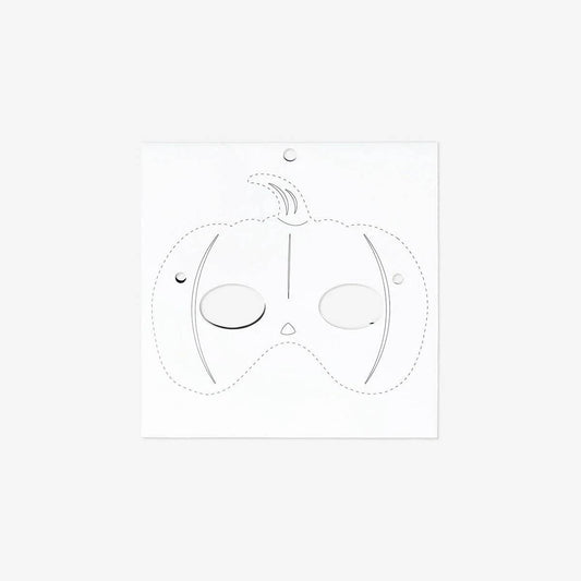 Colour And Create Your Own Haloween Mask