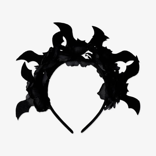 Hairband Bats Roses Adult