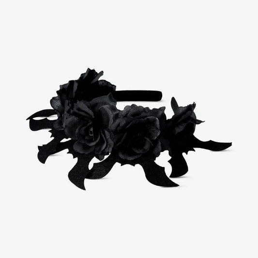 Hairband Bats Roses Adult