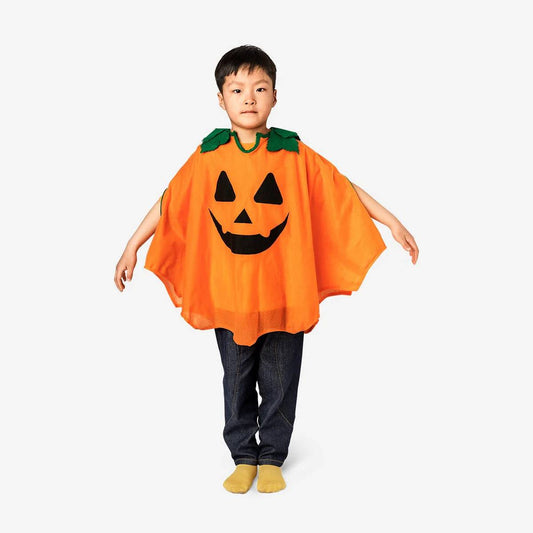 Dress Up Pumpkin Cape Kids 4-8 Years