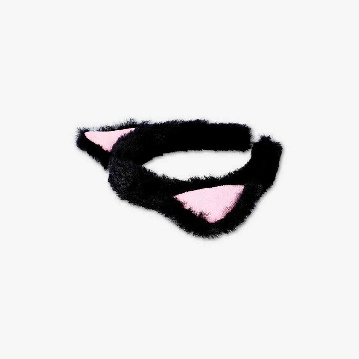 Dress Up Black Cat Ears And Mask Kids