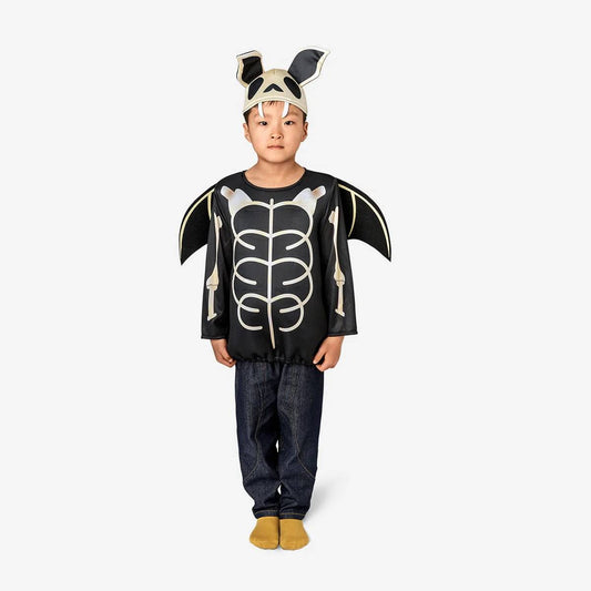 Dress Up Skeleton Bat With Wings Kids