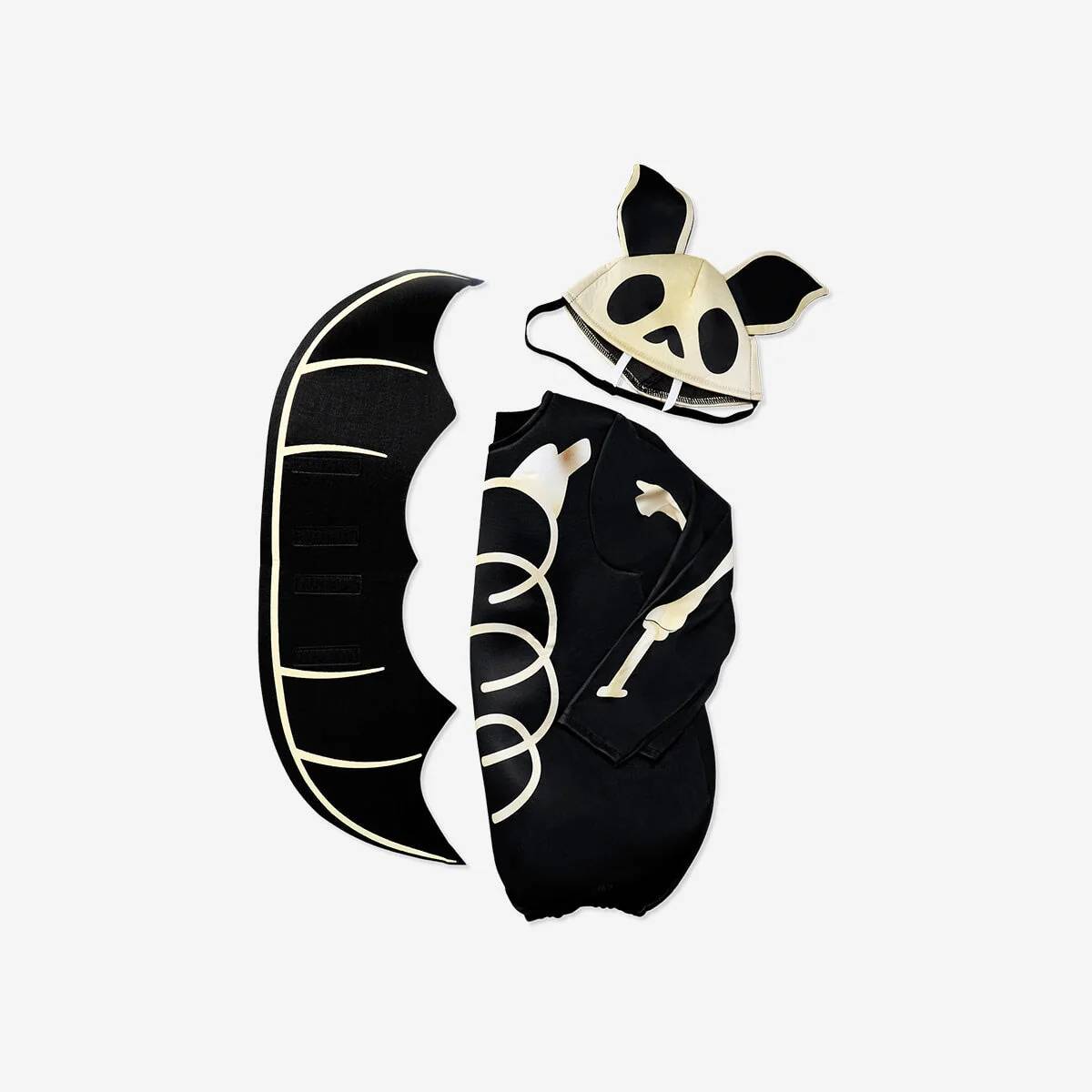Dress Up Skeleton Bat With Wings Kids