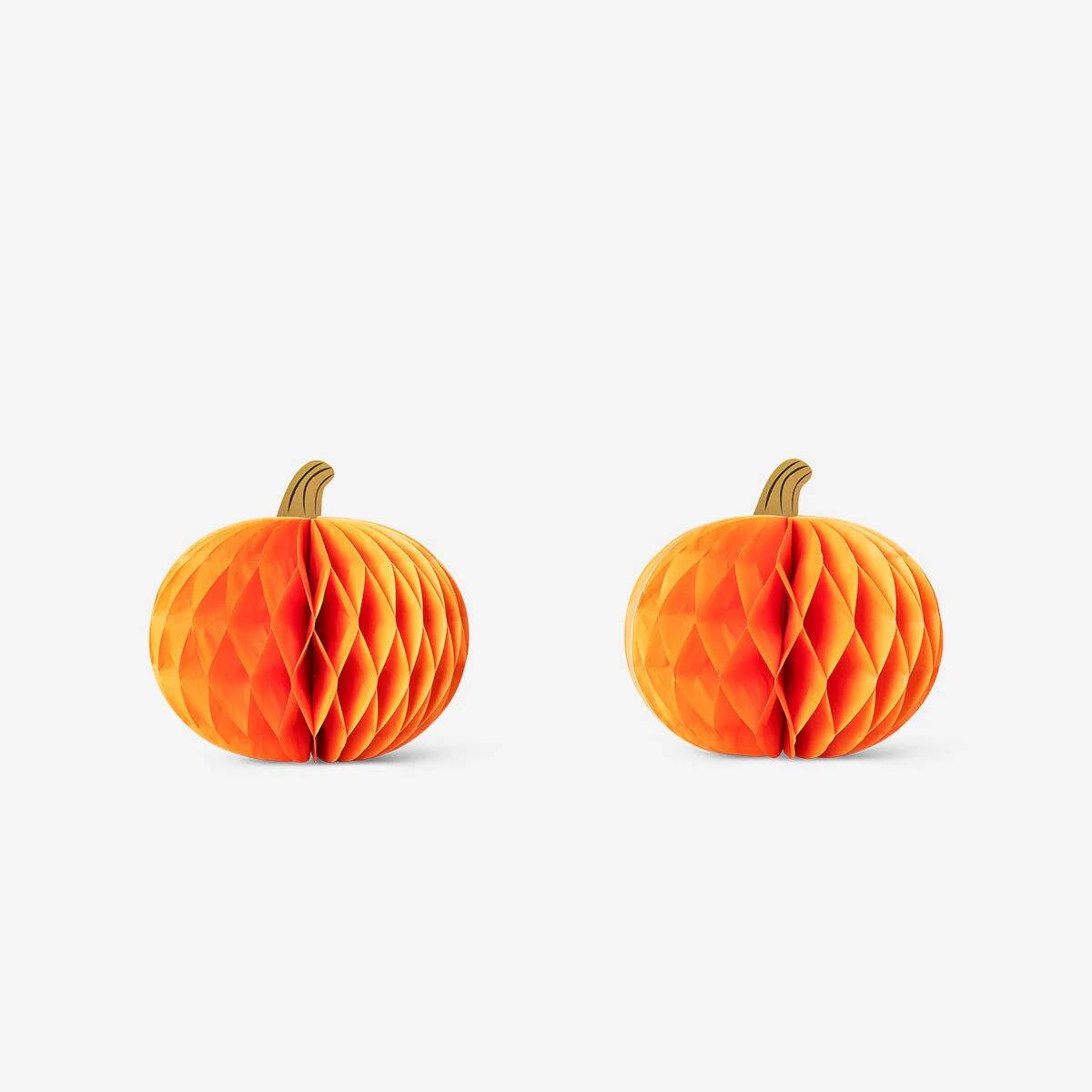 Table Paper Fold Out Pumpkins Large 2 Pcs