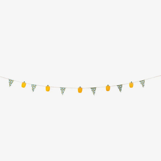 Garland Pumpkin And Check Print 3M