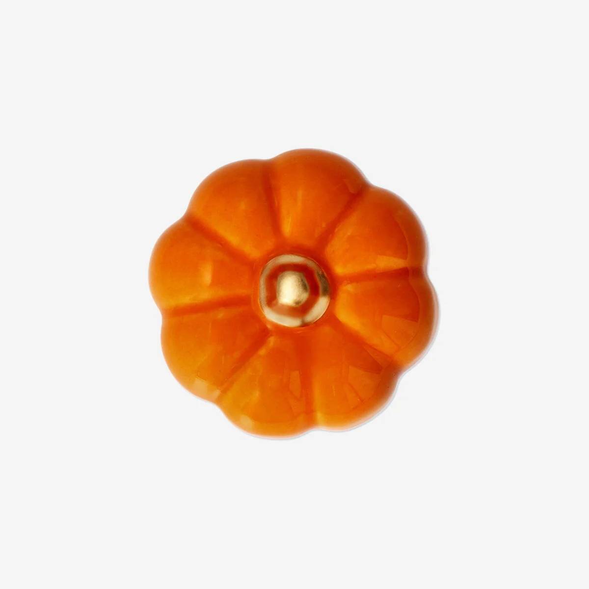 Pumpkin Ceramic Deco Large 8X8X5,5 Cm