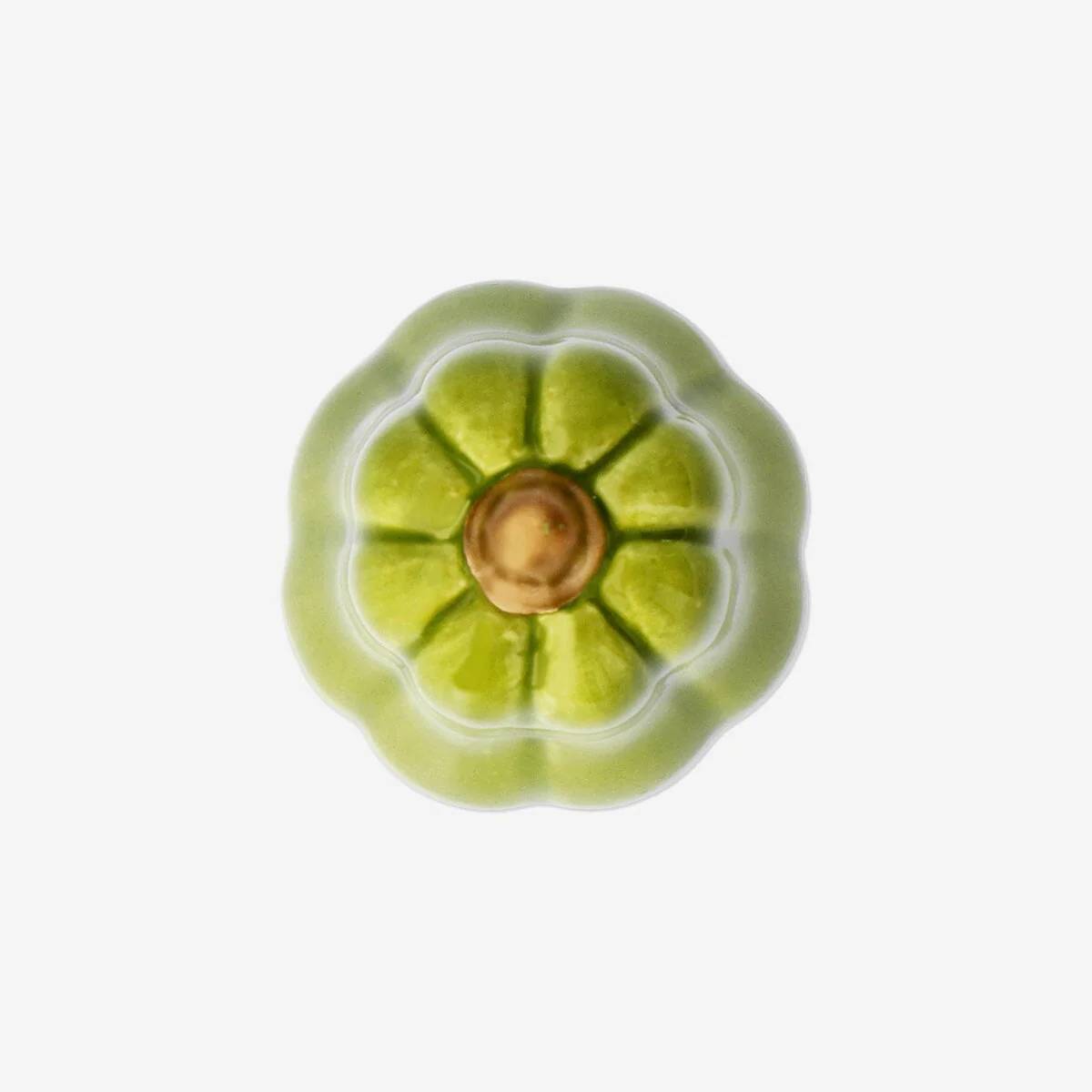 Pumpkin Ceramic Deco Tall 5X5X6,5 Cm