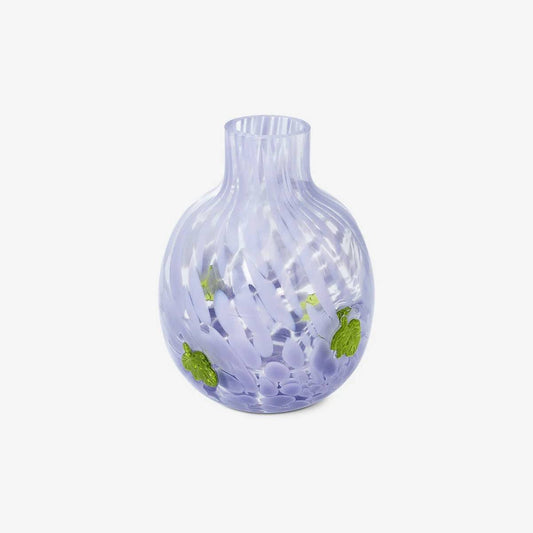 Vase Glass W Dots