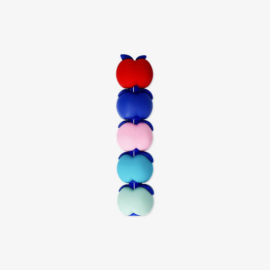 Stackable Highlighters Apples 4 Pcs