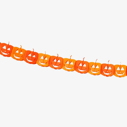 Garland Paper Happy Pumpkin Faces 3M