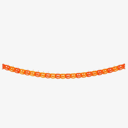 Garland Paper Happy Pumpkin Faces 3M