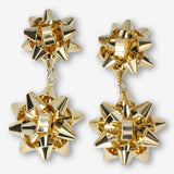 Earrings Gold Christmas Star