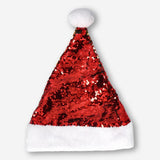 Hat Santa Sequins Red/Gold