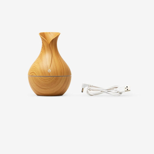 Humidifier W. Usb And Light Wood Look