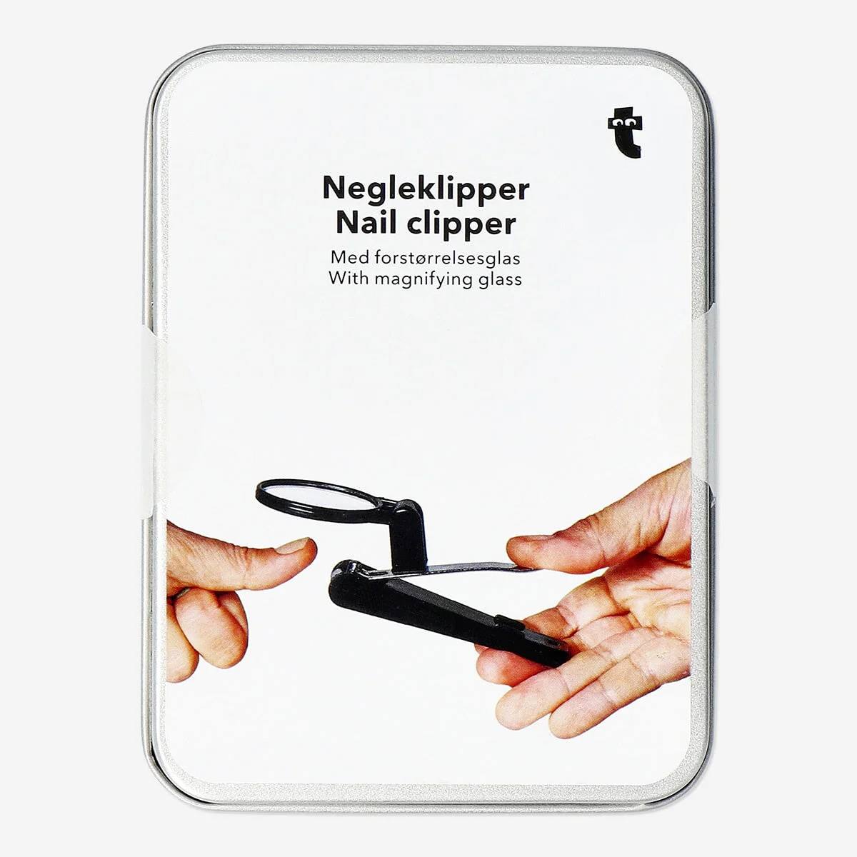 Nail Clipper W Magnifying Glass Intinbox