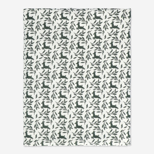 Table Cloth 140X220 Cm Reindeer Green