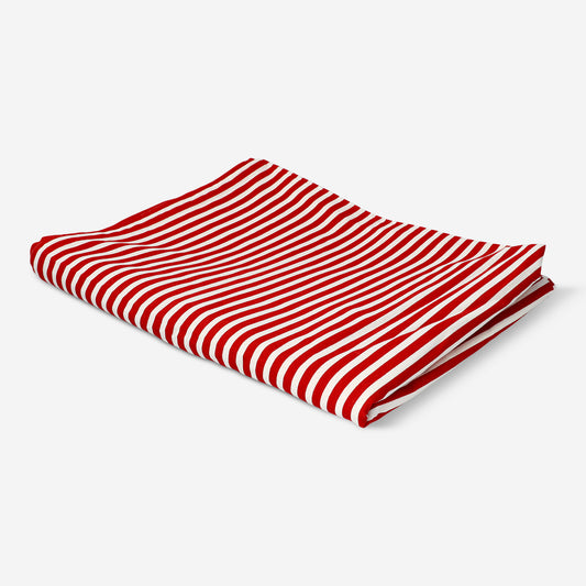 Table Cloth 140X220 Cm Red White Stripes