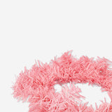 Wreath Recycled Pp 30 Cm Pink